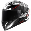 Produktbild: LS2 FF811 Vector II Carbon Savage white red Gr. XXL Motorradhelm Carbonhelm