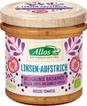 Produktbild: Allos Brotaufstrich mit Belugalinsen & Balsamico (140 g) - Bio
