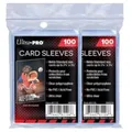 Produktbild: Ultra Pro Standard Regular Soft 200 Stück Penny Kartenfolien Kartenhüllen Sleeves - für Sammelkarten wie Pokemon Magic Sportkarten- Standardgröße, transparent