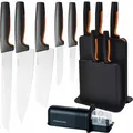 Produktbild: FISKARS MESSERBLOCK 5 KÜCHENMESSER + MESSERSCHÄRFER, MESSERN, MESSER, EDELSTAHL