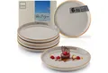 Produktbild: SÄNGER Teller Rio, (6 St), Rio Perlgrau, 6x Dessertteller, Steingut, Handmade, VALUE COLLECTION