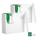 Produktbild: 10er Set Keilrahmen 10x10 cm Leinwand Leinwände Baumwolle Künstlerbedarf Malen