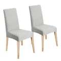 Produktbild: Stuhlhussen 2er Set Universal Stretch Stuhlbezug Stuhlüberzug Esszimmerstühle...