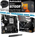 Produktbild: Bundle AMD Ryzen 7 8700F ASRock B850M-X WiFi 32GB DDR5 6000MHz Kühler Aufrüstkit
