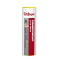 Produktbild: WILSON Championship Badmintonbälle 6er Dose 78 Grains Gelb Kunststoff/Naturkork