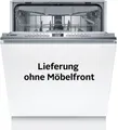 Produktbild: BOSCH vollintegrierbarer Geschirrspüler Serie 4 SMV4EVX09E, 14 Maßgedecke, Automatische Türöffnung für Effizienz, flexible Körbe & Schubladen