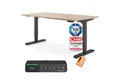 Produktbild: Ergotopia Schreibtisch Desktopia Pro X elektrisch höhenverstellbarer Schreibtisch, elektrisch verstellbarer Bürotisch inkl. edlem OLED-Display