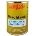 Produktbild: LudwigLacke Basislack für VW Schwarz Farbcode L041 oder A1 oder A1A1 Baujahr 1978-2007 Unilack 1 Liter Basislack spritzfertig