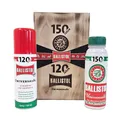 Produktbild: BALLISTOL 21045 Jubiläumsholzbox limitiert, 150 ml Universalöl und 120 ml Spray, 9 tlg Geschenk-Set, vintage Retro-Version