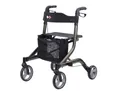 Produktbild: Bischoff & Bischoff Leichgewichtrollator Capero Platin Rückengurt Tasch Rollator