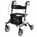 Produktbild: Bischoff & Bischoff Leichgewichtrollator Capero Platin Rückengurt Tasch Rollator