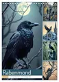 Produktbild: Rabenmond - Ein mystischer Jahresbegleiter (Wandkalender 2026 DIN A4 hoch), CALVENDO Monatskalender: Wächter der Geheimnisse - Ein mystischer Rabenkalender