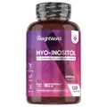 Produktbild: Myo Inositol 4000mg Tabletten - Mit Vitamin B6 & B9 (als Folsäure) & Chrom - 120 vegane Tabletten - 1 Monat Vorrat - Frei von Magnesiumstearat - Ohne Gentechnik - Von WeightWorld