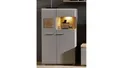 Produktbild: Vitrine Fun Plus II Glasvitrine Eiche Altholz basalt Hirnholz mit LED