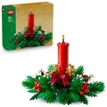 Produktbild: LEGO Christmas Table Decoration - Display Toy incl. a Candle, Red Berries, Golde