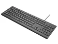 Produktbild: Lacerto® | Russisch-Deutsche Multimedia Tastatur, USB, Spritzwassergeschützt | Russian-German Wired USB Multimedia Keyboard, adapted for The Ukrainian Language | LUCER-DR514