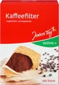 Produktbild: Kaffeefilter Markant Jeden Tag, für Kaffeemaschinen & Handfilter, Doppelnaht, Größe 4, naturbraun, 100 Stück 550951