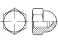 Produktbild: 25 x Hutmuttern DIN 1587-Messing M16 VE25, CAB FASTENING