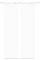 Produktbild: wohnfuehlidee 2er-Set Flächenvorhänge, 54180, Blickdicht Roma 2X Uni Weiss, Höhe 245 cm