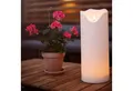 Produktbild: STAR TRADING LED-Kerze XXL Kerze Kunststoff flackernd H:40cm für Balkon Terrasse Garten weiß