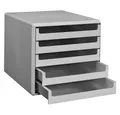 Produktbild: Generic Designpapier Metzger & Mendle 30050909 Schubladenbox mit 5 Schüben hellgrau