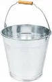 Produktbild: Zinkeimer mit Holzgriff 12l,15l Metalleimer Blecheimer verzinkt Eimer Garteneimer Ascheeimer Wassereimer Silber Verschiedene Größen für Bauarbeiten (15l)