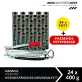 Produktbild: Mannol High Temperature Grease LC2 Universalfett 24x400 G inkl. Fettpresse