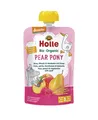 Produktbild: Pouchy - Pear Pony Birne, Pfirsich & Himbeere mit Dinkel100g | HOLLE BABYFOOD