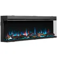 Produktbild: Elektrokamin Balderia Athena 60\, Schwarz, Metall, 153x50x21 cm, Fernbedienung, Flammeneffekt separat schaltbar, Überhitzungsschutz, Thermostat, Dimmer, WLAN-fähig, Freizeit, Heizen & Kühlen, Elektrokamine