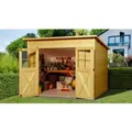 Produktbild: Weka Holz-Gartenhaus Pultdach Lasiert 237 cm
