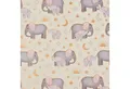 Produktbild: Star Geschenkpapier, Geschenkpapier Elefant mit Baby 70cm x 2m Rolle Mond & Sterne Motiv