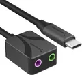 Produktbild: USB-C Externe Soundkarte mit 24-Bit/96KHz Hi-Res Sound, USB Typ-C auf