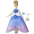 Produktbild: Hasbro Disney Prinzessinnen Prinzessin Cinderellas Kleidergalerie Modepuppe, 10 Outfit-Kombinationen, Spielzeug für Kinder ab 3 Jahren, F5043