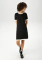 Produktbild: Aniston CASUAL Strickkleid mit kontrastfarbigen Ripp-Bündchen