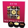Produktbild: Hallingers Genuss Manufaktur Pralinen Muttertagsgeschenk – mit & ohne Alkohol, handgemacht & zart schmelzender Edelkakao in edler Geschenkbox, feine Confiserie-Qualität besondere Geschenkidee für Mama