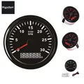 Produktbild: Drehzahlmesser Drehzahlmesser mit Betriebsstundenzähler 0-3000RPM 85mm 9-32V ...