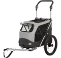 Produktbild: vidaXL Besteck-Set, TRIXIE Hunde-Fahrradanhänger M Grau