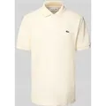Produktbild: Lacoste Regular Fit Poloshirt aus reiner Baumwolle in Offwhite, Größe S