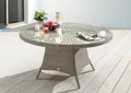 Produktbild: Destiny Gartentisch LUNA, rund, Ø150cm, Aluminium + Polyrattan