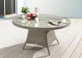 Produktbild: Destiny Gartentisch LUNA Ø150x75 cm, Polyrattan, vintage weiß