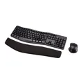Produktbild: Amazon Basics Ergonomische kabellose Tastatur und Maus DE