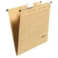 Produktbild: Falken 25x Hängemappe UniReg 230g/m2-Kraftkarton seitlich offen Braun 80004328F