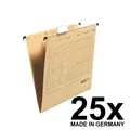 Produktbild: 25x Falken Hängetasche 80004328 UniReg, braun 230g Kraftkarton, seitlich offen