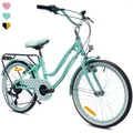 Produktbild: 20 Zoll Kinderfahrrad 6-Gang Kinder fahrrad Rad Mädchen Shimano Heart Bike