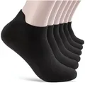 Produktbild: sockenkauf24 Sneakersocken 6 Paar Sneaker Socken Damen & Herren mit Fersenlasche (Schwarz, 39-42) Anti-Blasen Schutz Rutschfest Atmungsaktiv - 13600 WP schwarz 39-42