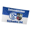 Produktbild: Hissfahne FC Schalke 04 recycelt 150x250 cm