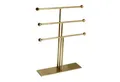 Produktbild: LaLe Living Schmuckständer Ela dreistufig 25x5 cm in Gold und Schwarz, aus Eisen
