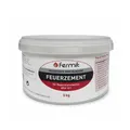 Produktbild: Fermit Feuerzement 3 kg Eimer feuerfester Mörtel bis 1250°C 18 Monate haltbar