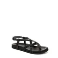 Produktbild: Blowfish Malibu Camden Flache Sandale für Damen, Schwarzes Kunstleder, Mittel, EU 36