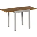 Produktbild: MERXX Ausziehtisch, BxHxT: 65 x 75 x 65 cm, Tischplatte: Akazienholz - silberfarben